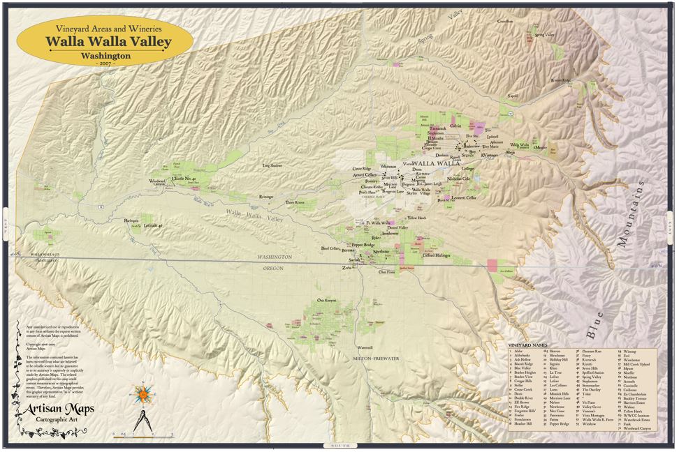 Walla Walla Valley Wine Region β Legacy Edition